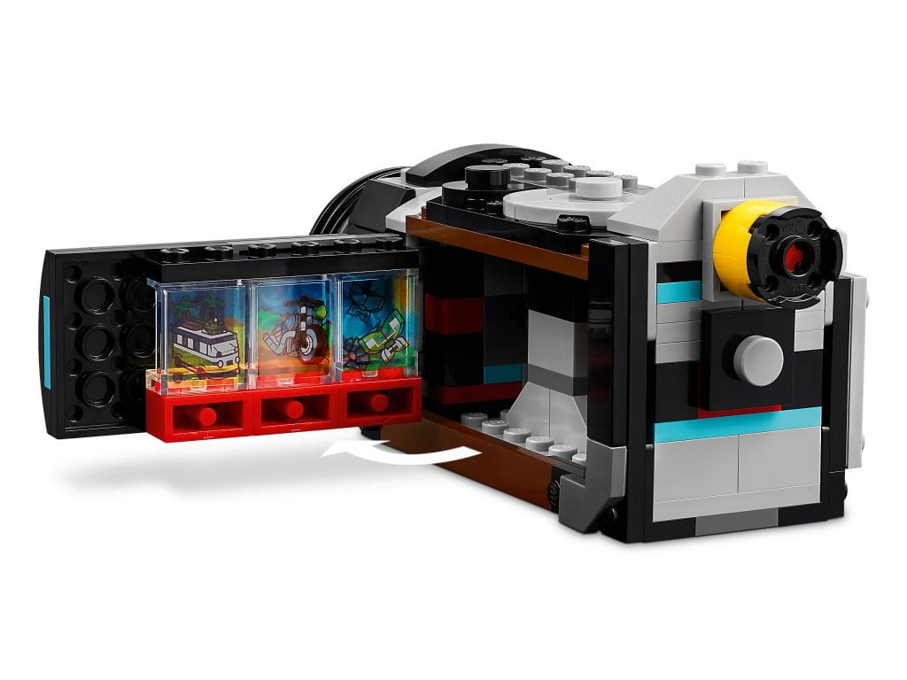 LEGO 31147 Creator Aparat w stylu retro - widok modelu z klocków