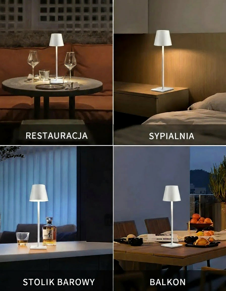 Dotykowa lampka nocna LED – nastrojowe światło do wnętrz