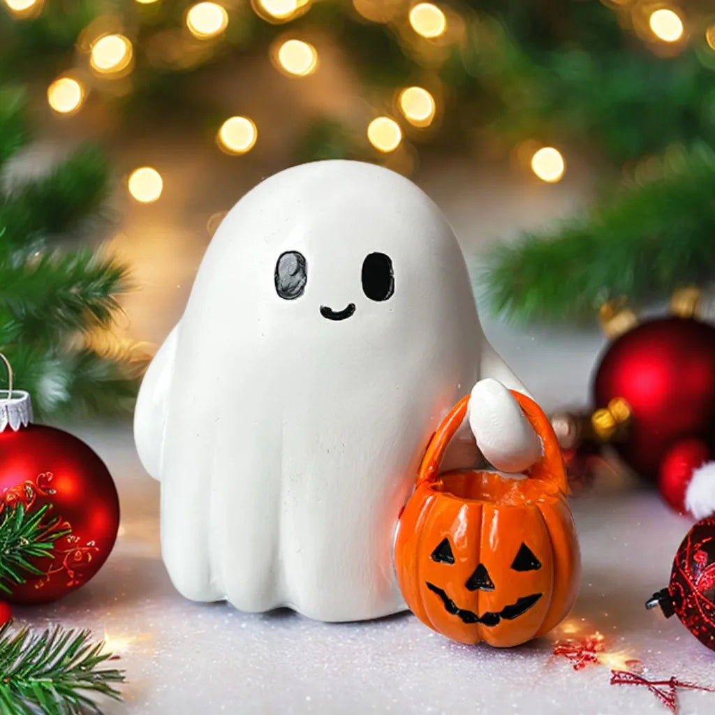 Kolekcjonerska zabawka Halloween - prezent świąteczny z żywicy