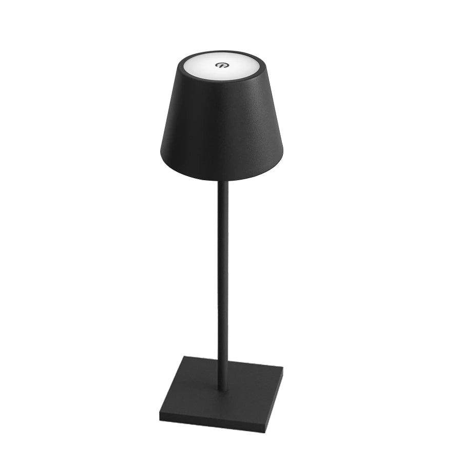 Dotykowa lampka LED 3-kolorowa – nowoczesny design w kolorze czarnym