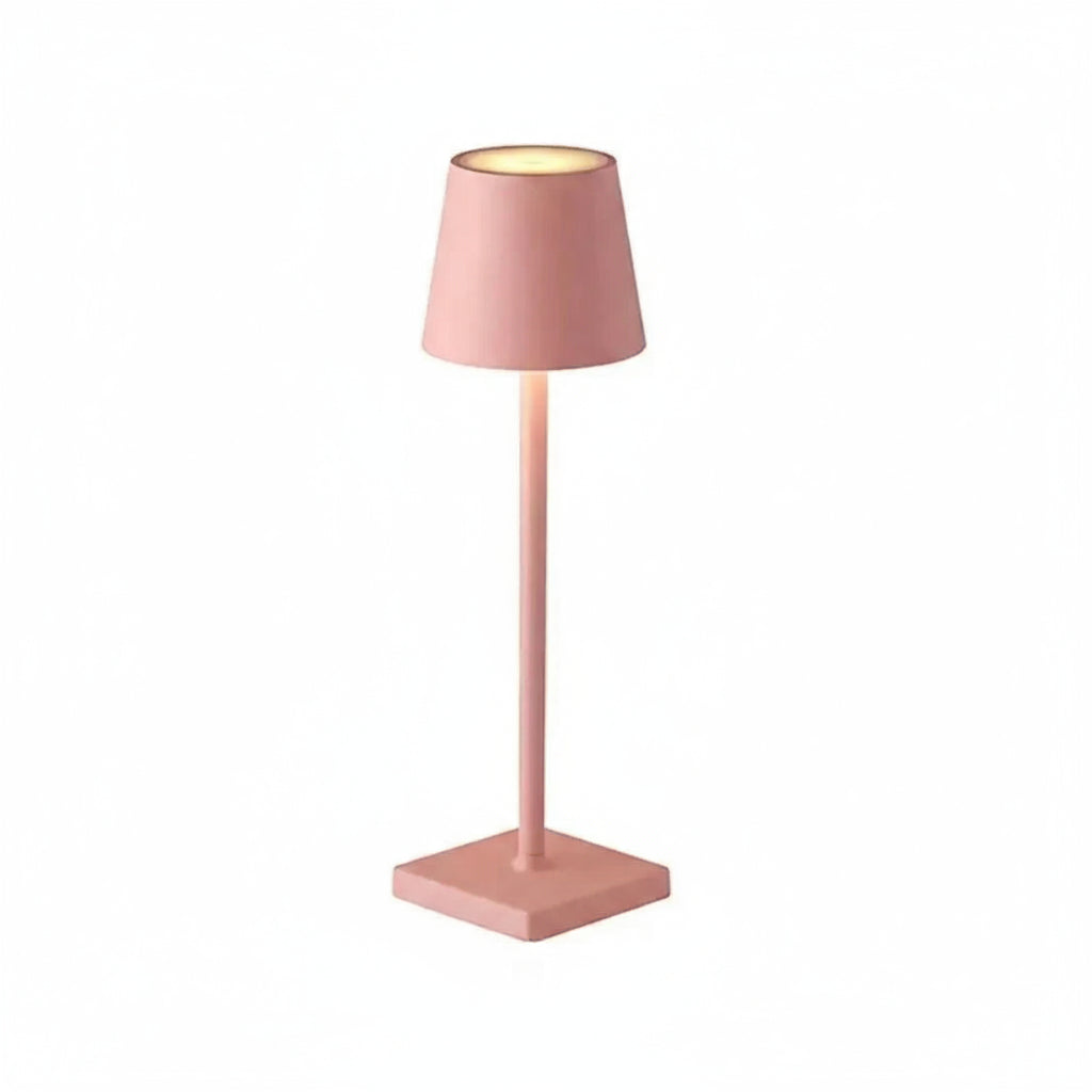 Dotykowa lampka LED 3-kolorowa – nowoczesny design w kolorze różowym