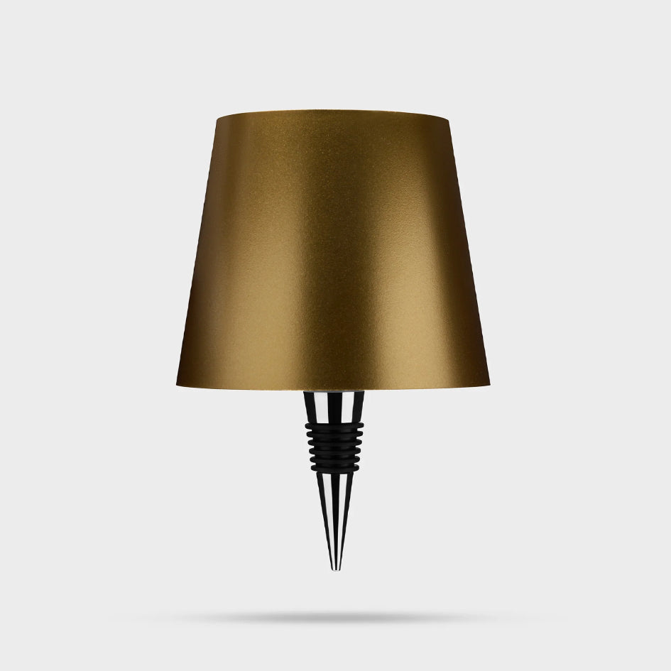 Bezprzewodowa lampa LED na butelkę w kolorze złotym - wariant produktu